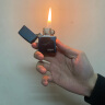 ZIPPO 蓝冰镜面打火机 之宝煤油防风男士商务火机套装 20446zl【火机+油+火石+提袋】 实拍图