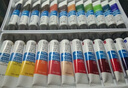 溫莎牛頓（WINSOR&NEWTON） 水彩顏料管裝透明水彩畫(huà)顏料繪畫(huà)寫(xiě)生分裝手繪套裝水粉顏料套裝 36色+5件套 曬單實(shí)拍圖