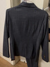 皮爾卡丹（pierre cardin）格子西裝套裝女秋冬新款感經(jīng)理休閑職業(yè)裝西服外套兩件裝正裝 灰色(西裝+褲子) L 曬單實(shí)拍圖