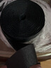 威扣（VELCRO）縫紉型魔術(shù)貼服飾鞋帽經(jīng)典鉤毛尼龍搭扣尼龍搭扣粘扣帶縫紉型 2.5cm寬 黑色鉤面+黑色毛面 各3米 曬單實(shí)拍圖