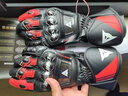 DAINESE/丹尼斯 DRUID 4 碳纖維賽道騎行手套透氣耐磨摩托車長款防摔手套 A77/黑-紅-白 XL 曬單實拍圖