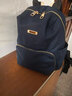 高巴度（GORBADO）精品牛津布雙肩包女2025新款潮時(shí)尚百搭韓版潮流尼龍帆布女士背包 深藍色中號S2103 曬單實(shí)拍圖