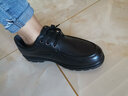 奧康男鞋夏季新款男士商務(wù)休閑皮鞋透氣系帶鏤空涼鞋 曬單實(shí)拍圖