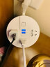 達聚科柔性插座轉換器帶線(xiàn)插排小夜燈多孔家用USB充電多功能一轉多電源接線(xiàn)板USB充電安全門(mén)適用于臥室 柔性夜燈【六插位1.8米】 曬單實(shí)拍圖