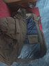 型曼冬季工裝連帽羽絨服男潮牌寬松戶(hù)外多口袋機能90白鴨絨保暖外套潮 咖啡色 4XL 曬單實(shí)拍圖