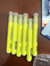 晨光 （M&G）熒光筆無(wú)味標記筆學(xué)生記號筆彩色兒童閃光螢光筆記復習筆 黃色6支 曬單實(shí)拍圖