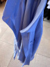 罗蒙长袖衬衫男秋款商务休闲时尚提花蓝色装中年免烫上班正装衬衣 4025-1长袖 40 实拍图