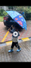 帶頭上的帶頭上的雨傘兒童男女套頭晴雨傘防水套帽子傘一年級卡通可愛(ài)寶寶 小黃鴨斗篷雨帽S碼身高80-120cmPEVA材質(zhì) 曬單實(shí)拍圖