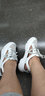 古梵莎原宿休閑小白鞋女網(wǎng)紅包頭運動(dòng)鞋學(xué)生平底板鞋ins孕婦中跟涼鞋潮 白灰色 38 (240mm) 曬單實(shí)拍圖