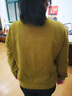 衣典零一（LEDIALYI）2025春秋季女裝新款時(shí)尚韓系休閑寬松中年圓領(lǐng)衛衣女薄款長(cháng)袖上衣 黃褐色 XL （推薦128-140斤） 曬單實(shí)拍圖