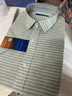 第五季亞麻襯衫男短袖日系休閑原創(chuàng  )男士棉麻襯衣條紋小清新夏季薄款透氣 SFS5T405 38 [參考體重：110-120斤] 曬單實(shí)拍圖