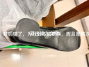 卡帝樂鱷魚（CARTELO）圓頭粗跟真皮小短靴女2025年秋冬款中高跟加絨裸靴漆皮百搭時裝靴 黑色(單里) 35 曬單實拍圖