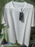 利郎液氨短袖t恤男純色圓領(lǐng)25夏季打底男T恤 白色 2XL180/96A  曬單實拍圖