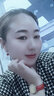 梵仕登（FONSSDERN） 2024年新款耳環(huán)女潮氣質(zhì)復(fù)古925銀鑲鉆時尚輕奢銀耳飾瑪瑙耳墜女 紅瑪瑙/金色耳扣 曬單實拍圖