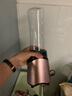 樂(lè)凡思榨汁機(jī)小型家用迷你便攜式榨汁杯 隨行果汁機(jī)多功能料理機(jī)攪拌機(jī)果汁杯 玫瑰金標(biāo)配【輕巧便攜，10秒出汁】 曬單實(shí)拍圖