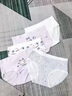 小豬彼特兒童內褲女童純棉短褲女孩三角褲大童女寶寶小孩子四角褲不夾屁股 11010紫色兔子【純棉款】 5條 150 cm 身高140-150cm 63-78斤 曬單實(shí)拍圖