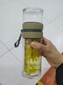 富光紫金泡茶師創(chuàng)意玻璃茶杯透明帶蓋便攜防漏水杯子男辦公商務(wù)G1609 藍(lán)色 290ml 曬單實(shí)拍圖