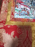 藝巔吉彩  唐卡掛畫 天然礦物顏料居家裝飾玄關(guān)客廳背景卷軸畫 六道輪回 長(zhǎng)90cm 上寬48cm 下寬65cm 曬單實(shí)拍圖