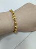 金昌祥999足金 經(jīng)典光面圓珠佛珠手鏈 光珠手鏈飾轉(zhuǎn)運(yùn)珠手鏈 黃金手鏈 鏈長(zhǎng)17CM金重17.41g 曬單實(shí)拍圖
