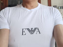 ARMANI/阿瑪尼 EA 鷹標修身內搭男士短袖圓領(lǐng)T恤 111267 CC715 白色4710 S 曬單實(shí)拍圖