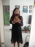 珂妃婭 黑色蕾絲半身裙a字裙女春秋2025新款修身不規(guī)則中長(zhǎng)荷葉邊魚(yú)尾裙 圖片色 XL/29碼-2尺2 曬單實(shí)拍圖