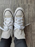 匡威（Converse）官方 All Star男女帆布鞋運(yùn)動鞋慵懶灰灰色171265C 171265C 35 曬單實(shí)拍圖