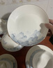 國玥骨瓷碗碟套裝新中式陶瓷碗盤(pán)釉中彩餐具整套輕奢金邊碗具禮盒裝 千里江山湯鍋版 可洗碗機 40頭 曬單實(shí)拍圖