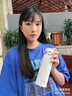 MNS日本高檔保溫男女七夕帶吸管學生孕婦戶外水杯大容量保溫瓶情人節(jié) 柳絮白【吸管蓋+直飲蓋】 350ML 曬單實拍圖
