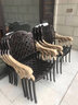 御藤美家（ROYAL RATTAN）戶外燒烤桌椅燒烤鑄鋁露臺套庭院花園露天家用外擺室外休閑組合 8+山水230cm雙爐長桌 電+碳烤或火鍋 曬單實(shí)拍圖