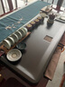 茶錦記黑烏檀木茶盤(pán)家用簡(jiǎn)約實(shí)木茶具托盤(pán)整塊天然中式家用辦公簡(jiǎn)約茶臺 85*43*5（cm）單茶盤(pán) 曬單實(shí)拍圖