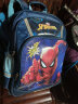 迪士尼漫威 拉杆书包 小学生双肩 儿童书包 背包 六轮蜘蛛侠蓝色(三层) 实拍图