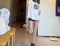 恒源祥（HYX）夏季超薄護(hù)膝保暖老寒腿護(hù)膝蓋男女士關(guān)節(jié)無(wú)痕隱形保暖防寒 夏季短款-膚色【25cm】 均碼【80-160斤】 曬單實(shí)拍圖