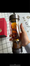 希諾（HEENOOR）茶水分離杯男士雙層水杯防漏高端磁吸大容量玻璃杯功夫茶具泡茶杯 紫灰色-7012- 300ml 曬單實(shí)拍圖
