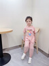 mlgt kids童裝女童短袖套裝夏裝洋氣兒童裝時(shí)髦運(yùn)動(dòng)兩件套夏季款衣服 粉色 90 cm 曬單實(shí)拍圖