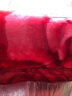南极人（NanJiren）毛毯被子加厚盖毯双层单人宿舍毛毯被秋冬绒毯子双人加大拉舍尔毯 653大红，玫瑰情深 200x230cm-约8斤 实拍图