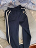 小允星運動(dòng)褲女秋冬新款寬松直筒高腰垂感闊腿褲百搭長(cháng)褲小眾設計感褲子 黑色-常規 M 建議100-110斤 曬單實(shí)拍圖