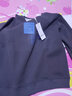 皮爾卡丹（pierre cardin）23年新款高品質(zhì)純棉長袖圓領(lǐng)衛(wèi)衣女春秋薄款韓版時尚寬松顯瘦 灰色【字母框】 2XL 建議【130-150斤】 曬單實(shí)拍圖