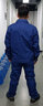 拓吉凱（TJK）長(cháng)袖工作服套裝男工服工衣上衣勞保服汽修工廠(chǎng)工作服工裝定制耐磨 323中灰 35%棉拉鏈款（套裝） XL 曬單實(shí)拍圖