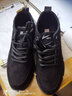 JETRAM男士休閑板鞋春秋季透氣男鞋子潮鞋英倫百搭潮流全黑色沙漠工裝鞋 YT-黑色0271男 41 曬單實(shí)拍圖