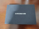 EHRENMANN防指纹 钛钢名片夹 男女 商务 时尚超薄金属名片盒 名片卡包卡盒 黑色加厚版 实拍图