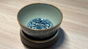 璽翰雅景德鎮青花老陶泥茶杯纏枝蓮滿(mǎn)工內畫(huà)主人杯功夫茶具品茗杯單杯家用禮盒裝高檔禮品 纏枝蓮柴窯陶泥臥足杯 曬單實(shí)拍圖
