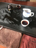 源韻天然整塊烏金石茶盤手工排水石頭茶臺黑金石茶具套裝家用茶托 歲月長青80*33*3cm 曬單實(shí)拍圖