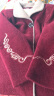 安贞雪中老年人女装奶奶装冬装加绒保暖外套妈妈装时尚奶奶装大衣KQ-A19 红色加绒上衣 2XL建议105-120斤 实拍图