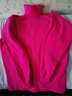 水晶豆 女高領(lǐng)內衣單件襯衣男中高領(lǐng)老人棉毛衫中老年寬松上衣純棉秋衣長(cháng)袖打底衫全棉 女-高領(lǐng)玫紅 2XL 曬單實(shí)拍圖