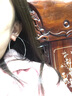 愛朵鉆 鉑金大耳圈耳環(huán)pt950白金耳扣女輕奢個性耳飾夸張歐美風(fēng) 中號（一對）7.6-7.8克 內(nèi)徑約5.4cm 曬單實拍圖