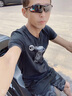 DEX 男女戶(hù)外運動(dòng)裝備偏光變色騎行眼鏡山地自行車(chē)摩托車(chē)護目鏡防風(fēng)眼鏡近視鏡框架太陽(yáng)鏡墨鏡5副鏡片 灰色鏡框 曬單實(shí)拍圖