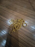周六福黃金項(xiàng)鏈男女流星鏈足金999黃項(xiàng)鏈計(jì)價(jià)A0510916 約23.35g 54cm 曬單實(shí)拍圖