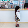 FNJ KIDS童裝女童連衣裙春秋季新款洋氣兒童裙子女寶寶公主裙兩件套 公主裙套裝卡其（現(xiàn)貨直發(fā)） 120 (建議身高110-120cm) 曬單實拍圖