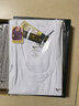七匹狼短袖T恤男修身冰絲無(wú)痕夏季薄款運動(dòng)休閑打底衫百搭V領(lǐng)純色上衣 隨心裁抗菌T恤2件【白色+白色】 2XL 曬單實(shí)拍圖