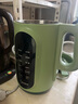 美的（Midea）豆漿機家用 全自動(dòng)加熱 智能熬煮破壁榨汁豆漿機 多功能無(wú)網(wǎng)易清洗攪拌機料理機 淺綠 色 0.6L 曬單實(shí)拍圖